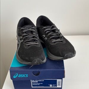 ASICS Gel-Kayano 27 Black with Silver Accents